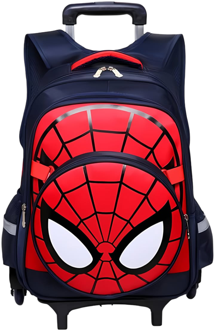 Balo Kéo Trẻ Em SpiderMan Tiện Lợi, Chống Nước