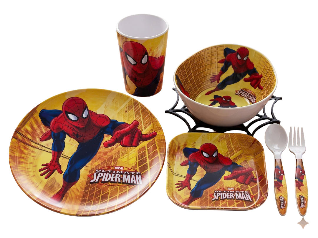 Set Bát Đĩa Thìa SpiderMan