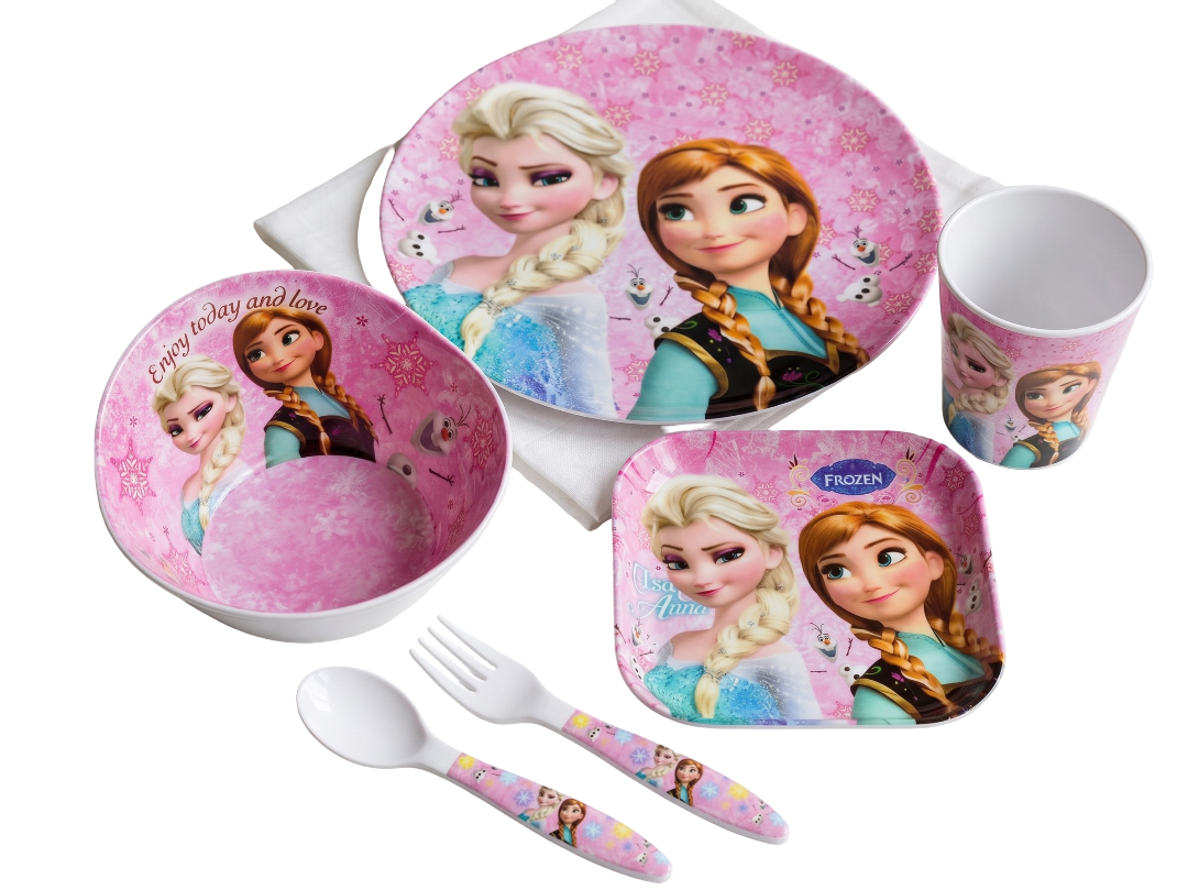 Set Bát Đĩa Thìa Công Chúa Elsa