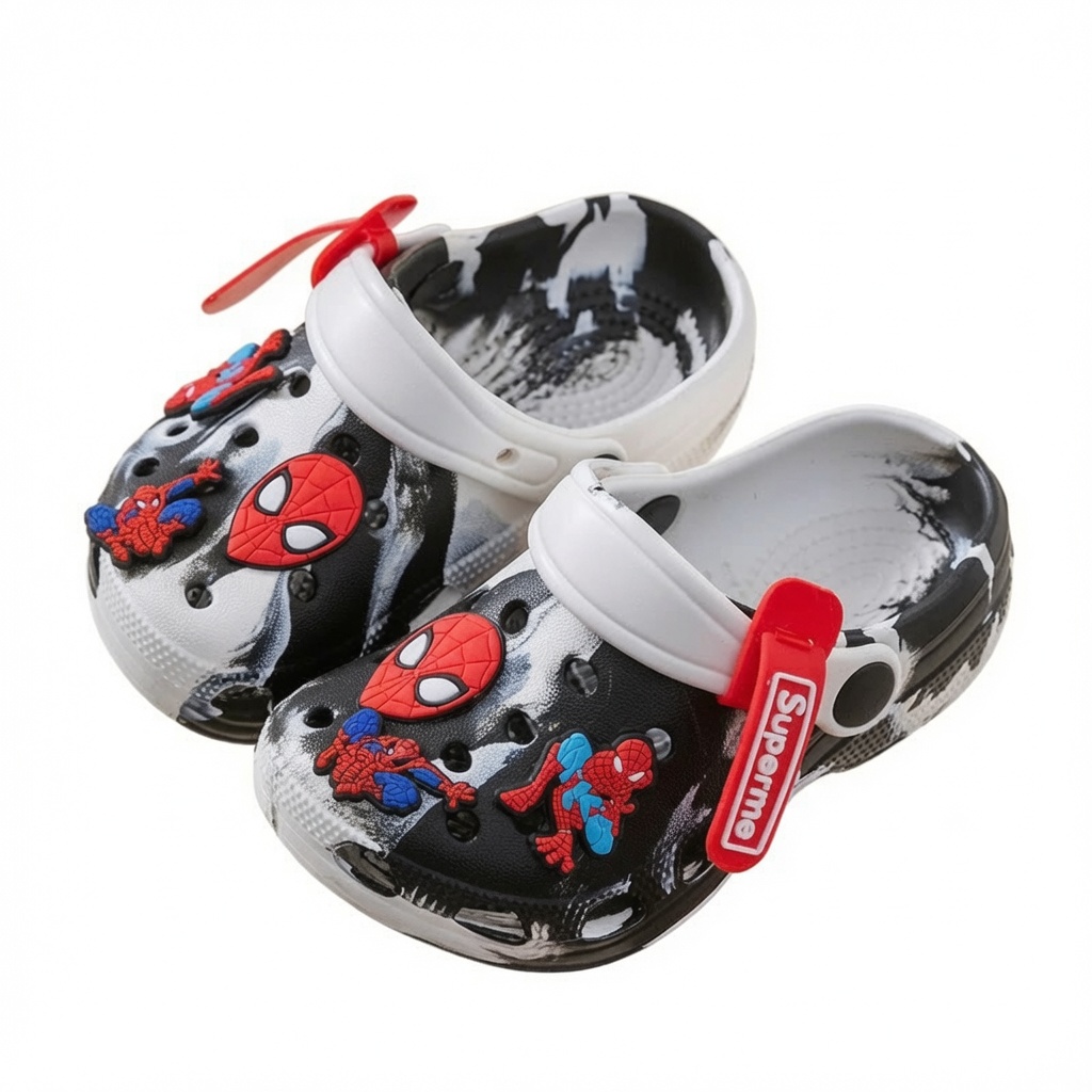 Dép Crocs Version Superme SpiderMan